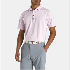 NWT Footjoy Pink Golf Collared Shirt
